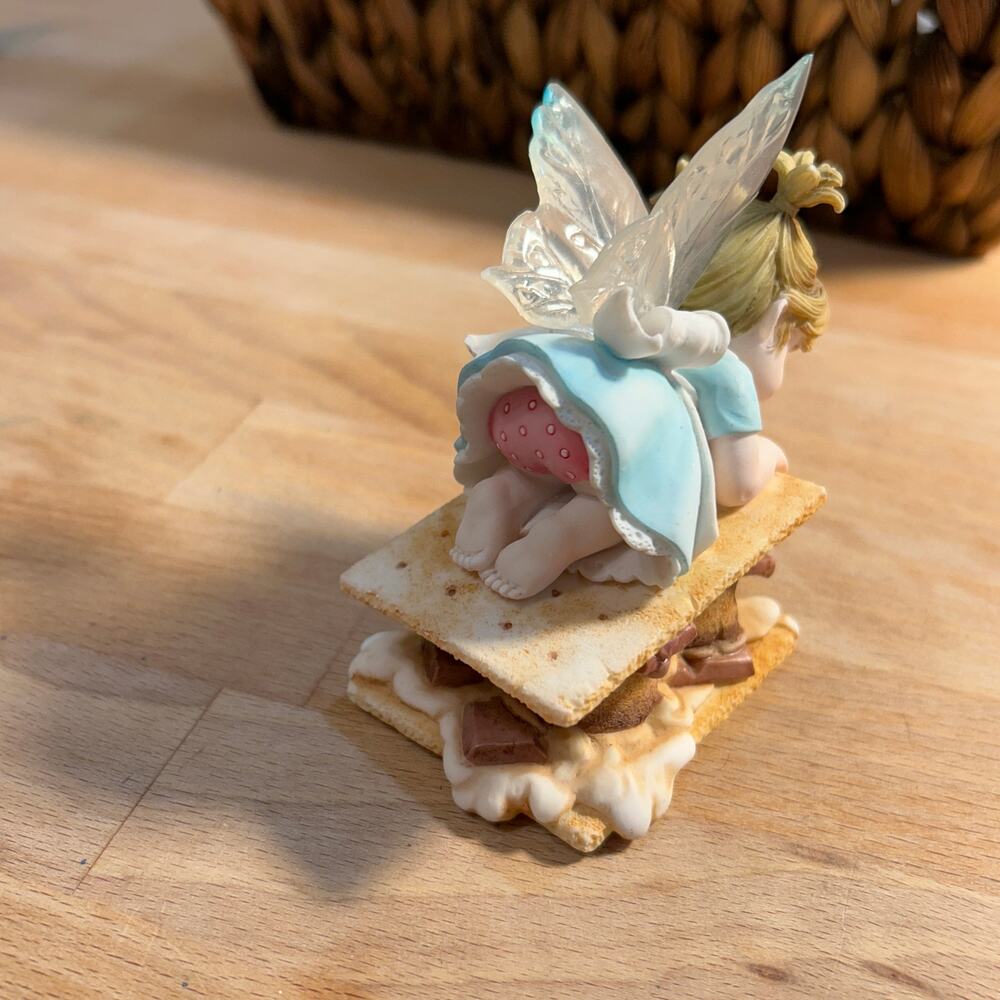 My Little Kitchen Fairies 2005 Smores Expert Fairy 4005191 Enesco Figurine VTG - Picture 5 of 7